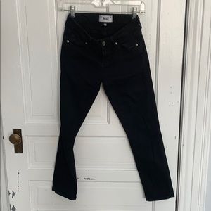 PAIGE BLACK SKINNY JEANS